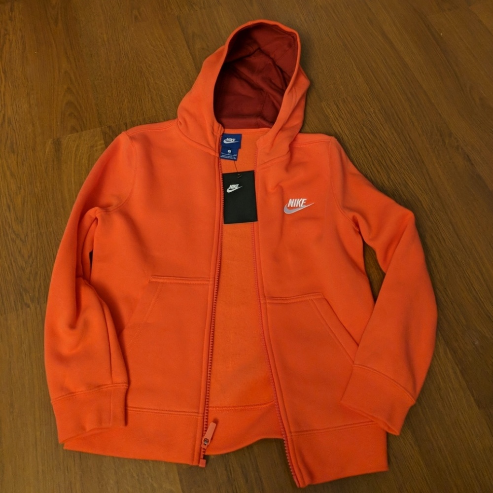 🔥Last one! Nike Red Orange Hoodie - Picture 3 of 7